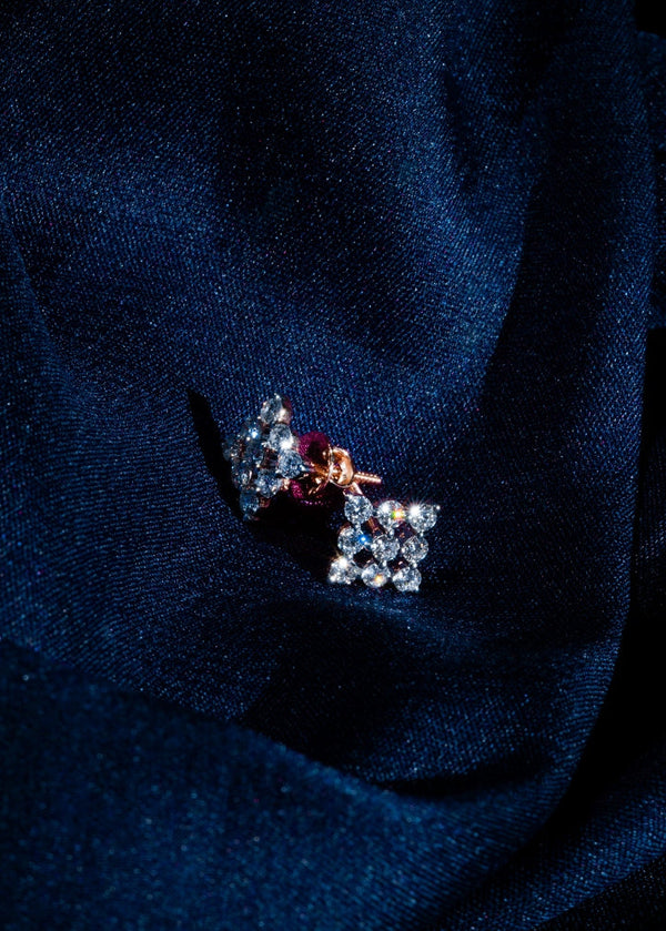 Lab Grown Diamond Nine-Stone Studs