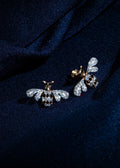 Honeybee Pave Lab Grown Diamond Studs