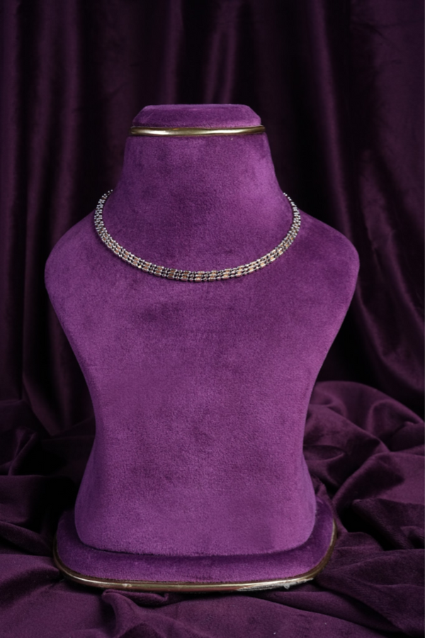 Multi-Layered Italian Mesh Collar Chain