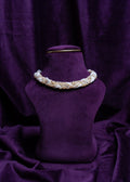 Braided Multi-Strand Rope Kumihimo-Style Spiral Twist Choker