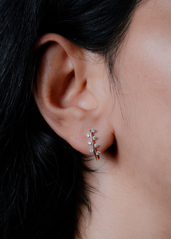 Lab Grown Diamond Five-Stone Studs