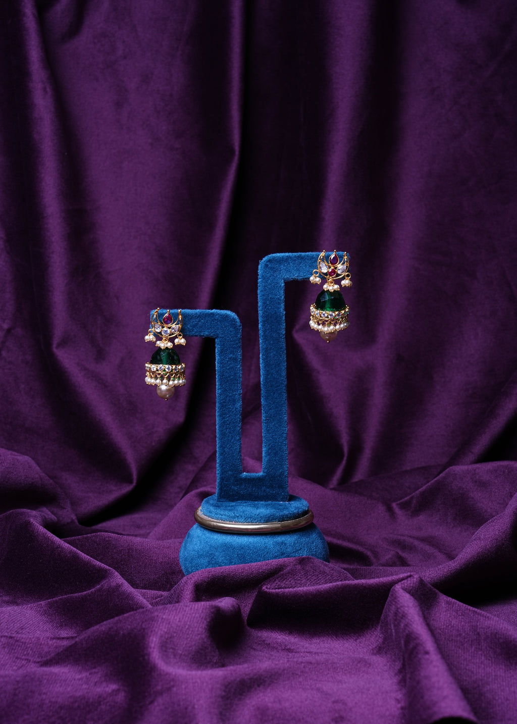 Chandbali Changeable Jhumka Earrings