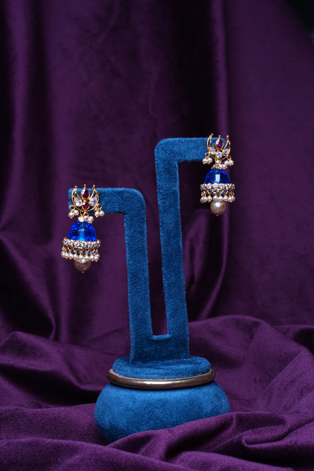 Chandbali Changeable Jhumka Earrings