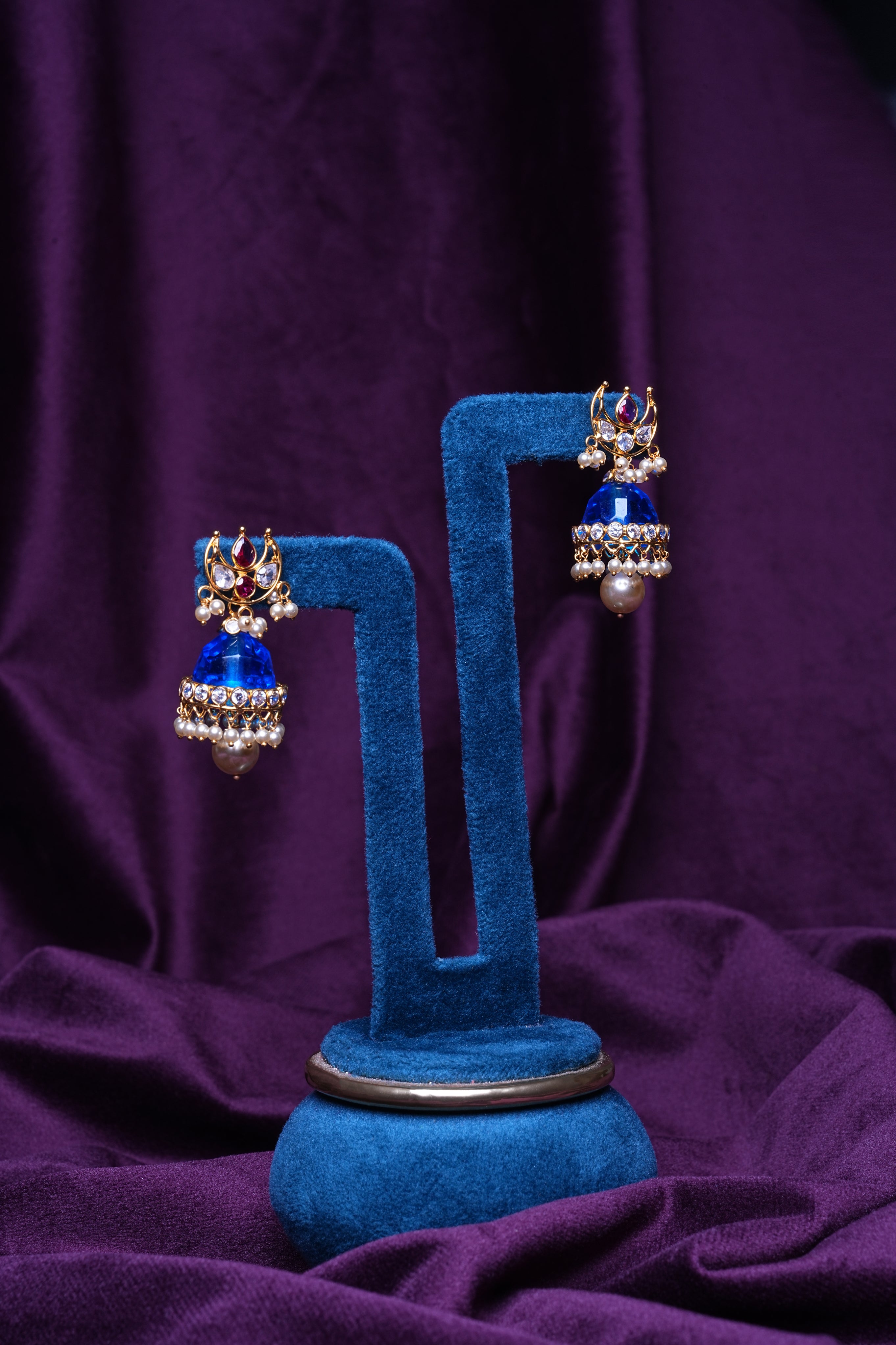 Chandbali Changeable Jhumka Earrings