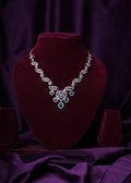 Lab Grown Diamond Heart Motif Lab-Grown Leafy Necklace