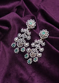 Tri Lab Grown Diamond Chandelier Earrings