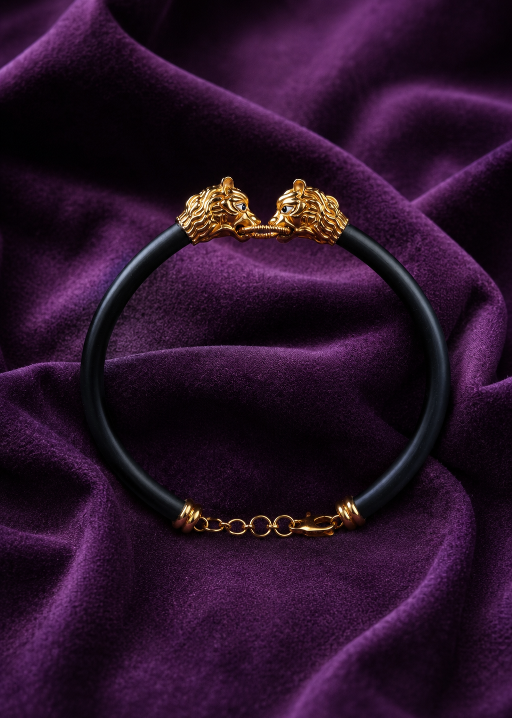 Wagh Mukh (Tiger Face) Genda Gold Kada