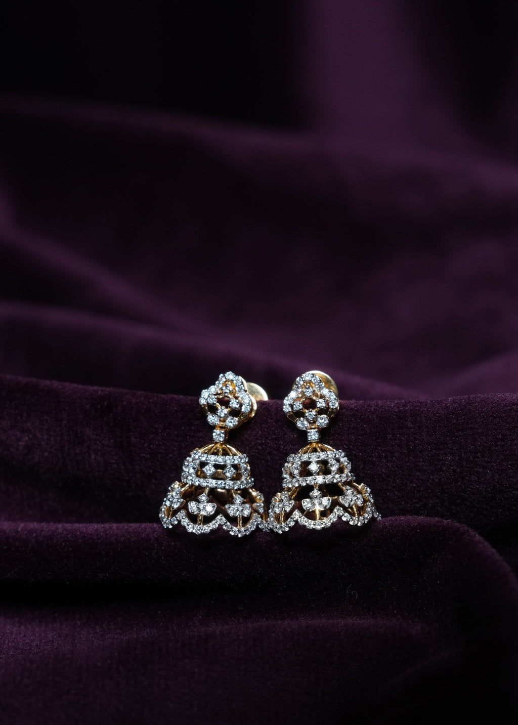 Aria  Lab-Grown Diamond Jhumkas