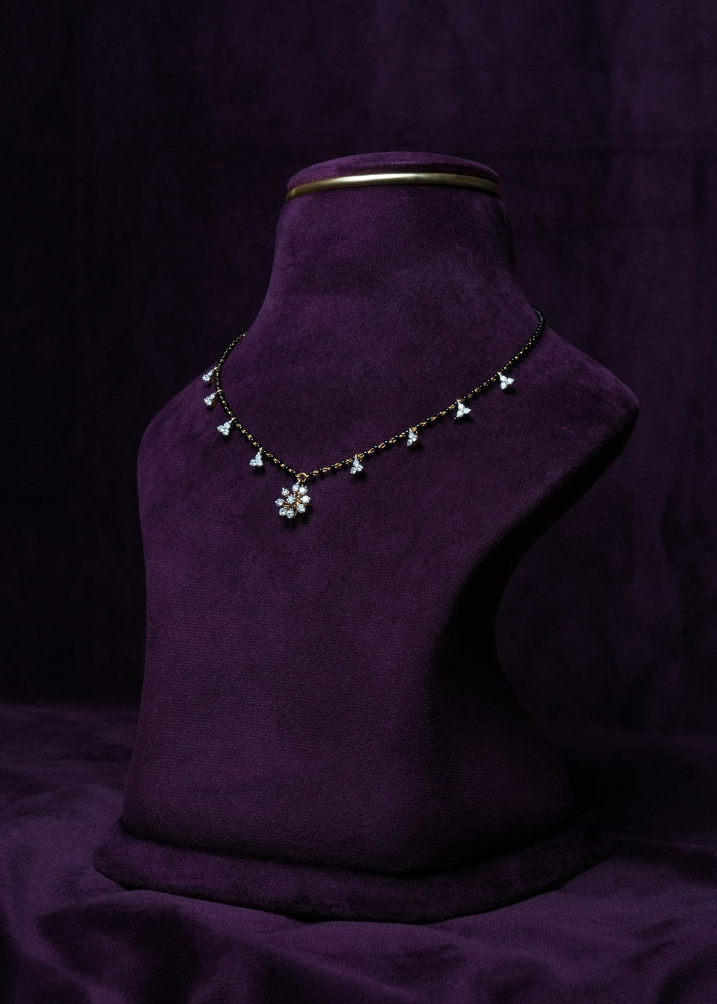 Eshani Petal Elegance lab-grown diamond Mangal sutra