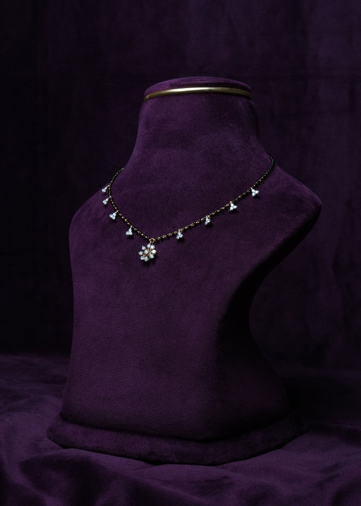 Eshani Petal Elegance lab-grown diamond Mangal sutra