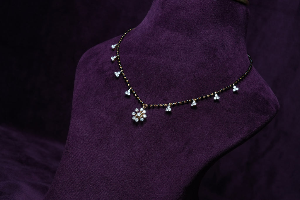 Eshani Petal Elegance lab-grown diamond Mangal sutra