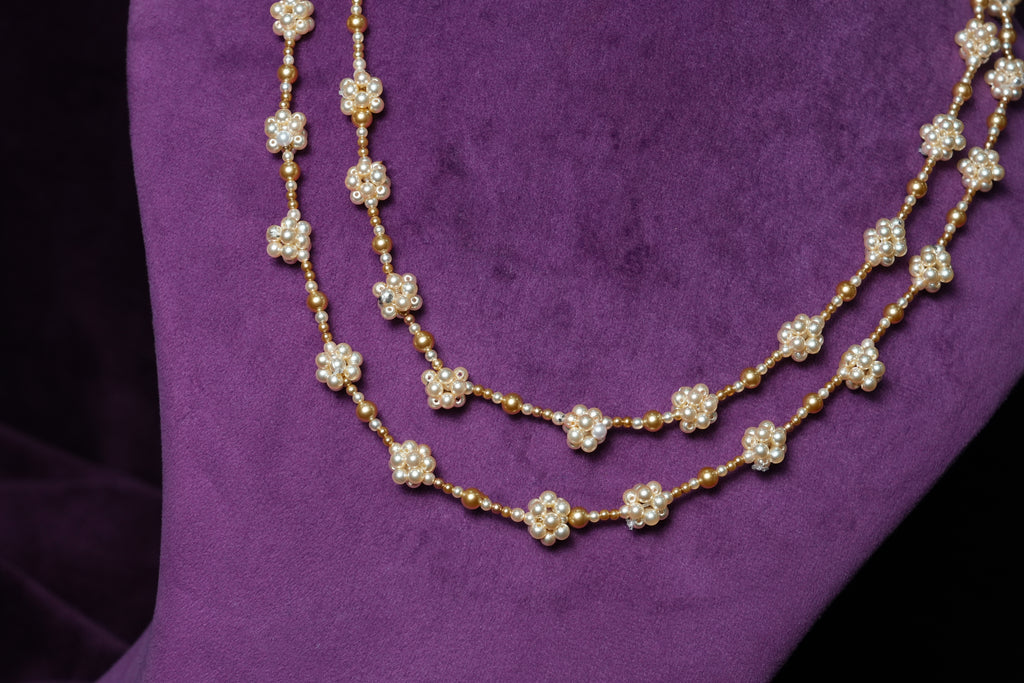 Go-Lecha Moti Phool Dual-Strand Layered Harr