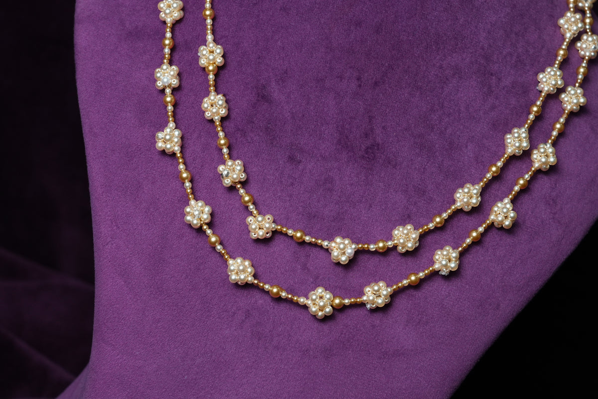 Go-Lecha Moti Phool Dual-Strand Layered Harr