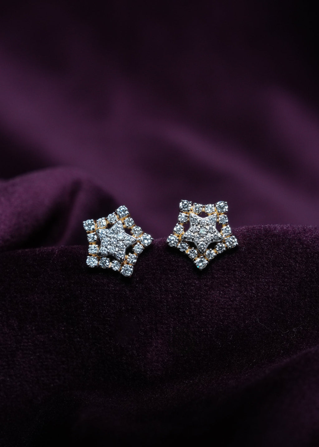 Lab-Grown Diamonds Cosmic Flare Starburst Stud Earrings