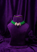 Russian Emeralds with Kundan Pendant Choker