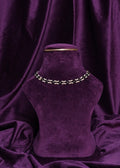 Beaded Rosette Cluster Grid Ladder Choker