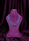 Five- Layerinf Smooth Tanzanite Ovel Beads Panchlada- Style Haram