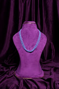 Three- Layer Tanzanite Rondelle Faceted Haram