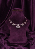 Lab Grown Diamond Tiara Crest Pendant & Regal Style Kante Emerald Festive Necklace