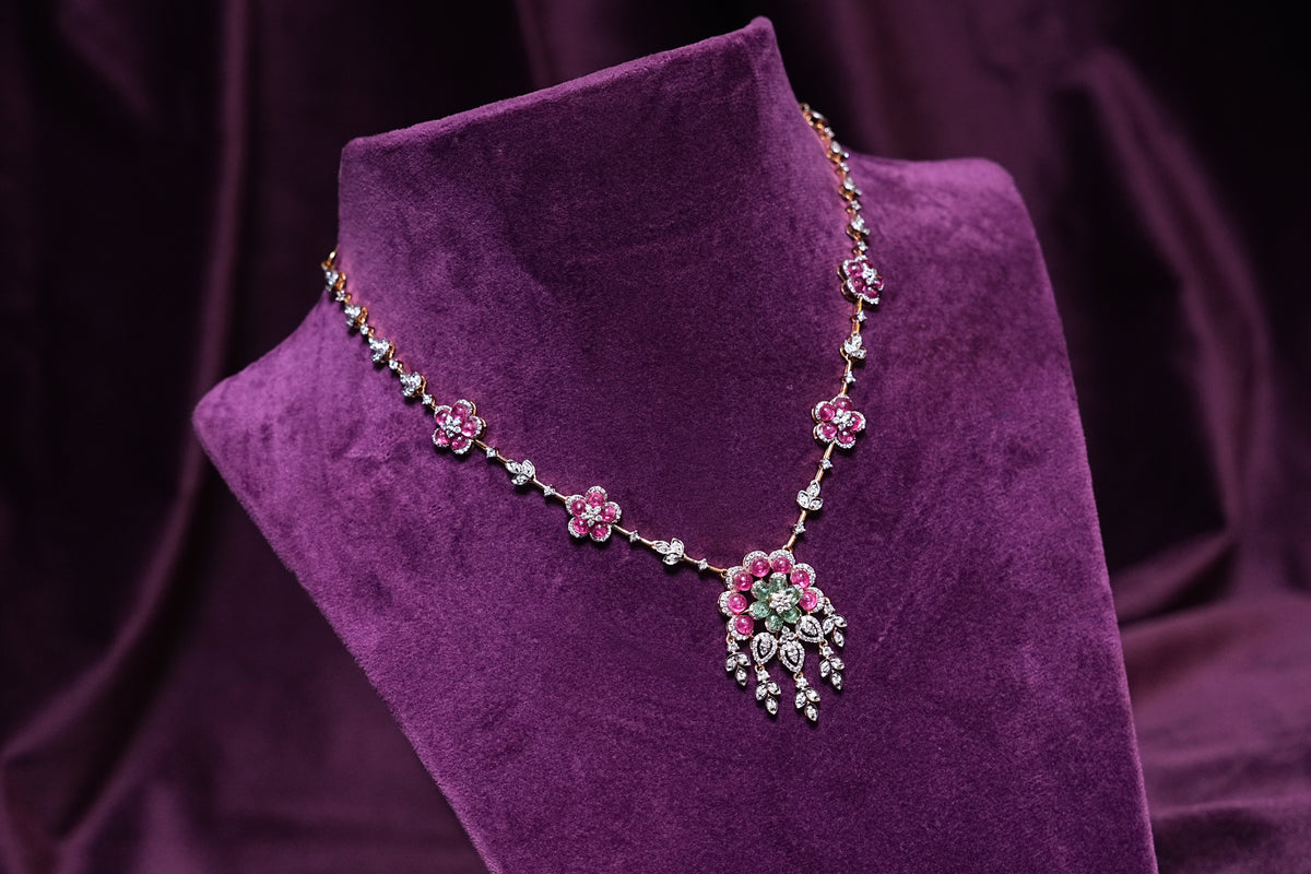 Lab Grown Diamond Tourmaline Haneen Tourmaline Floral Brilliant Cut Leaf-Shaped Zircon Fringrez