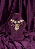 Antique Pearl Panchlada Pendant Guttapusalu- Infused Pearl Choker