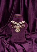 Antique Pearl Panchlada Pendant Guttapusalu- Infused Pearl Choker