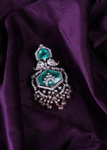 Lab Grown Diamond Russian Emerald Hexagonal-Cut Tiered Pendant