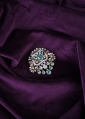 Lab Grown Diamond Deconstructed Abstract Floral Brooch Pendant