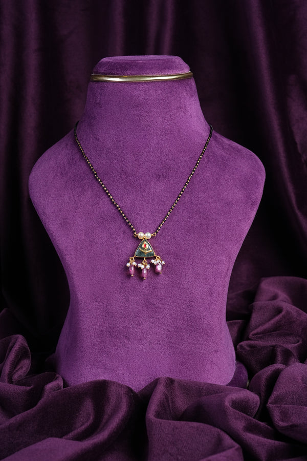 Jade Tanveez Pearl Fringe Tanmaniya Necklace