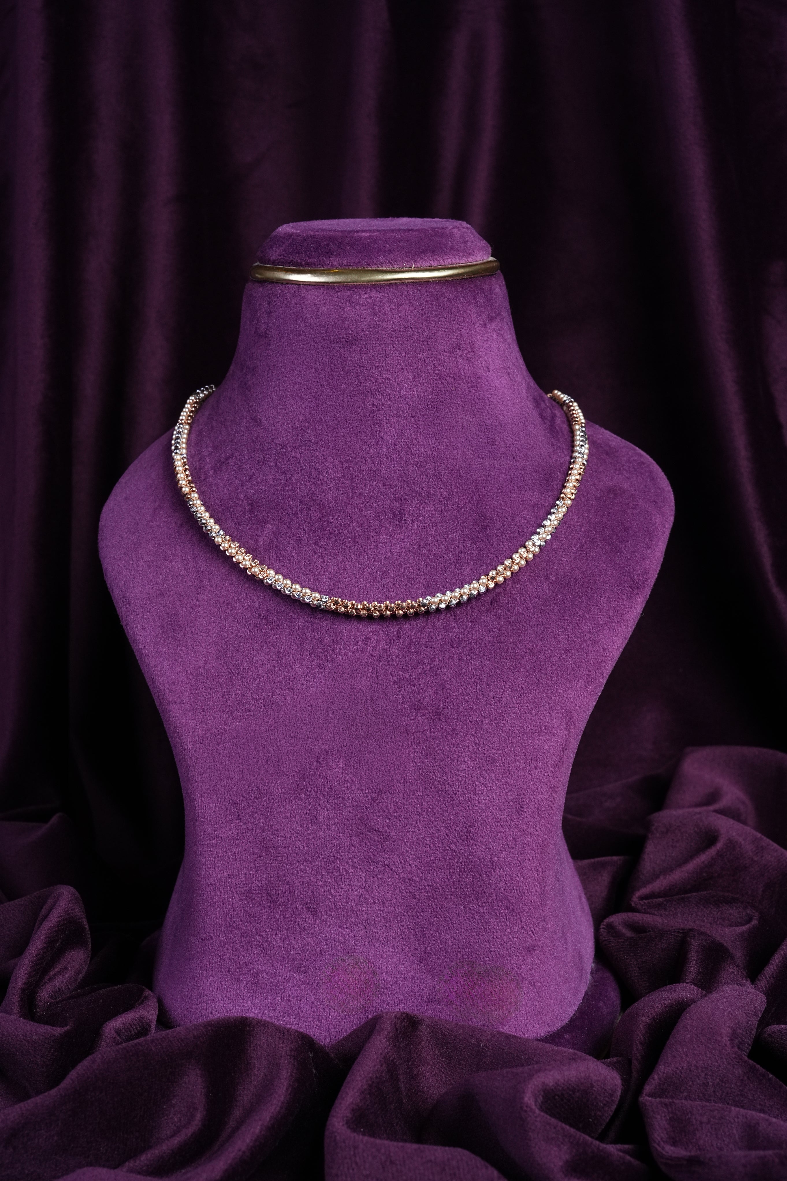 Three-Tone Italian Pearl Chain