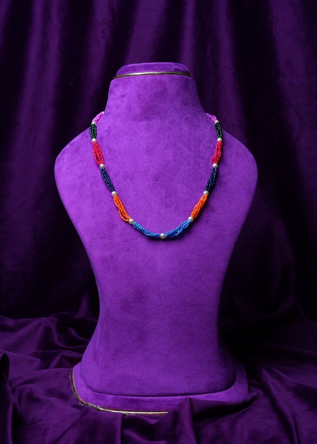 Navrang Pearl Accent Mala