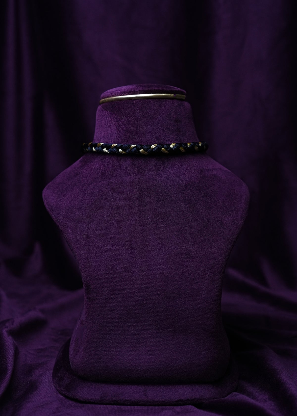 Nitya Zari-Woven Black Thread Choker