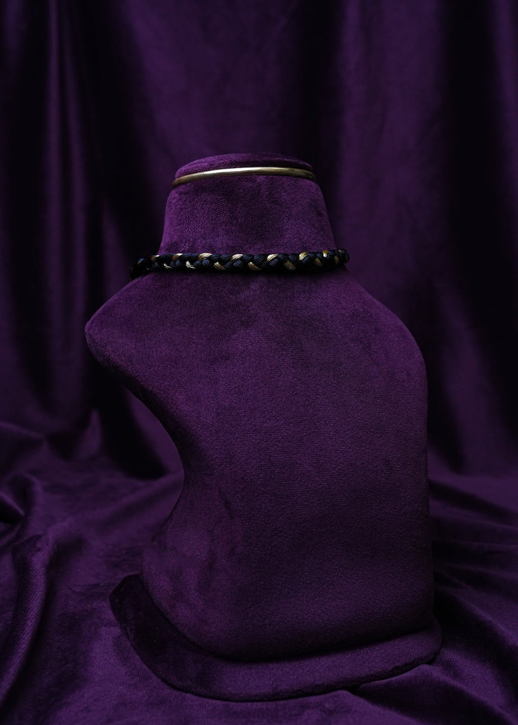 Nitya Zari-Woven Black Thread Choker