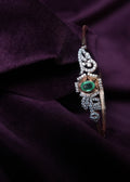 Prism Emerald Bloom Two-Tone Swirl Swarovski Bracelet
