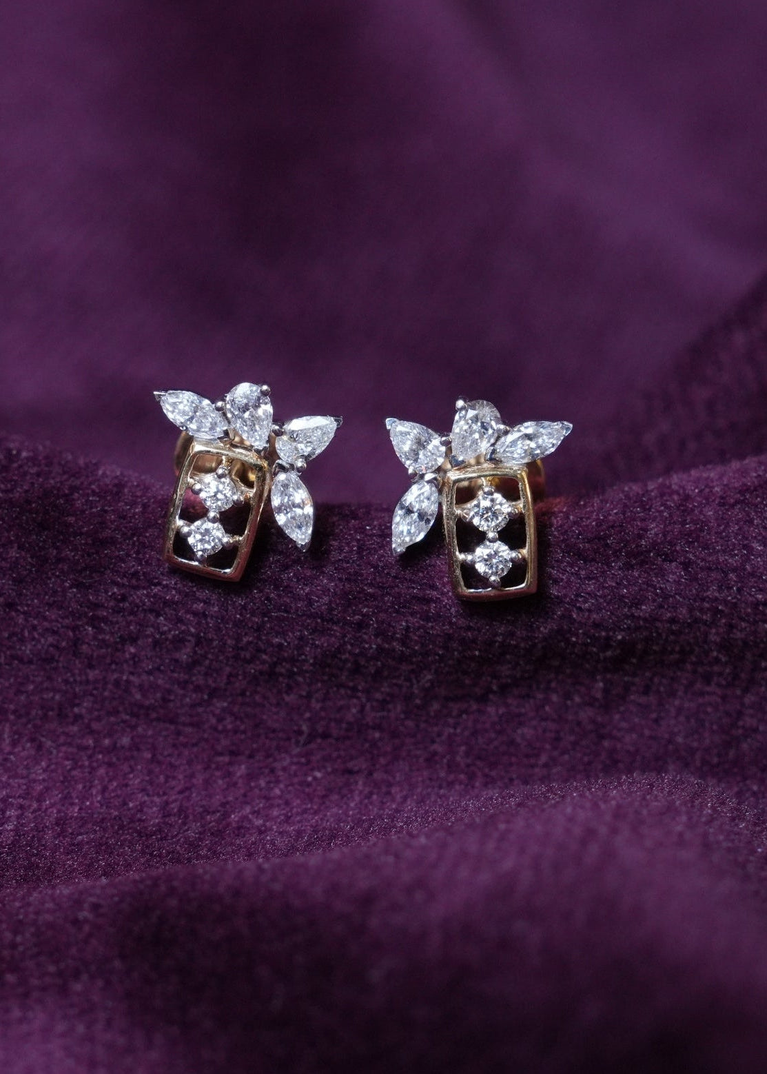 Petite Palm Lab-grown  Diamond Studs