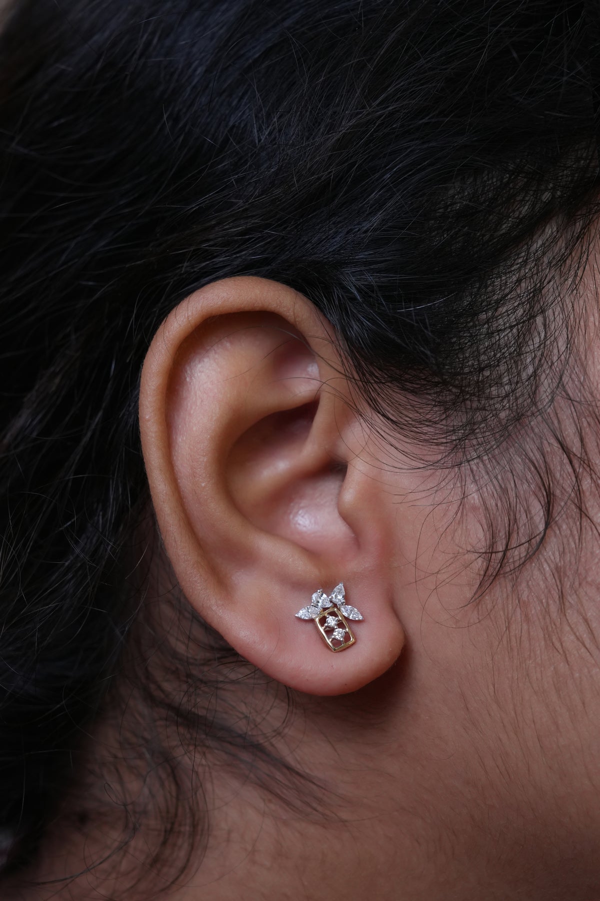 Petite Palm Lab-grown  Diamond Studs