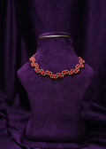 Ratna Veni Coral & Emerald Choker