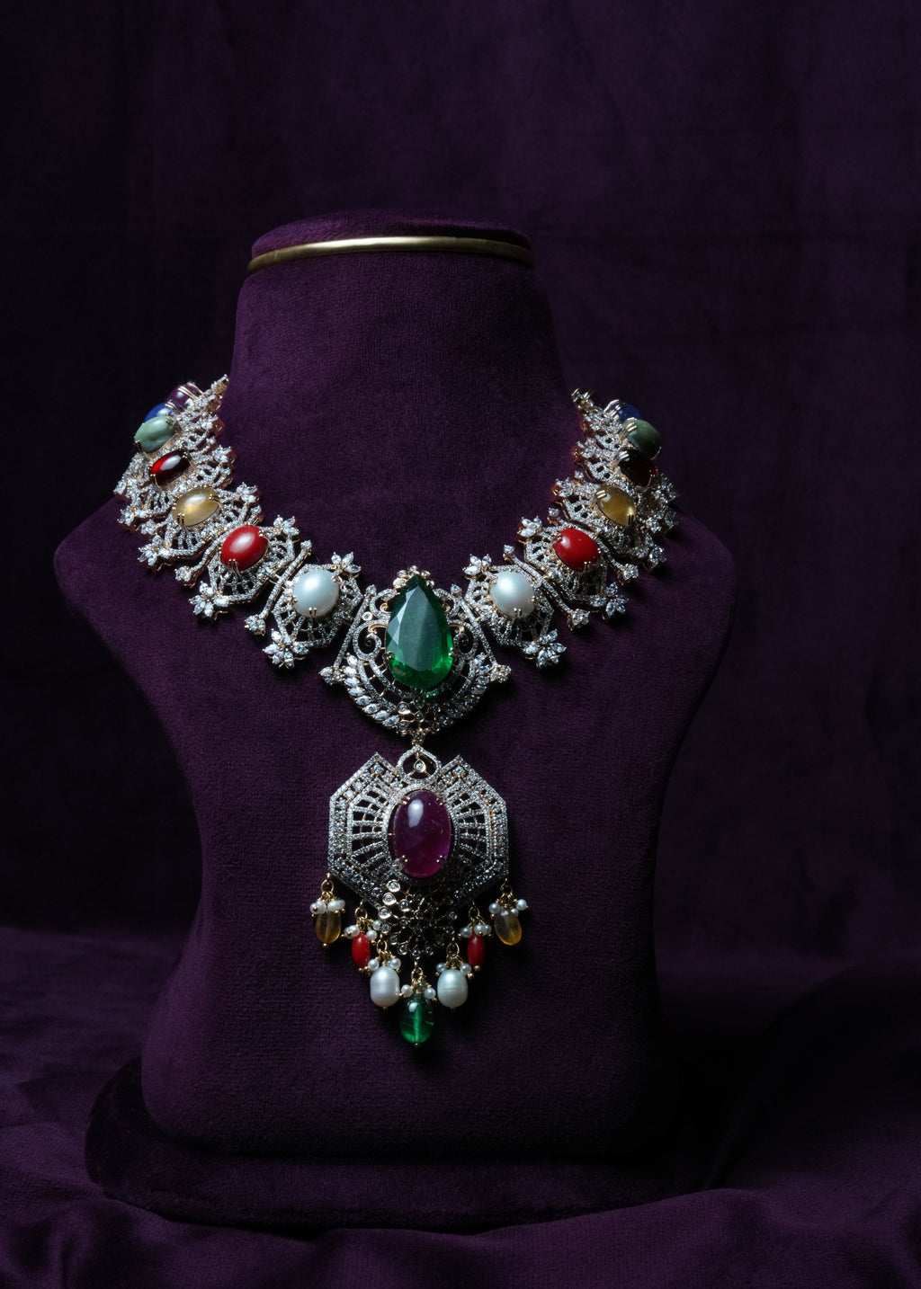 pleasant Navaratna Necklace