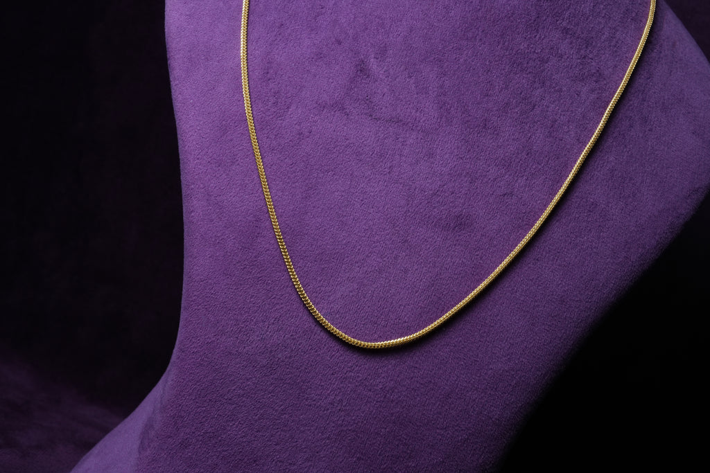 The Akshaya Glimmer Gold Thali Chain
