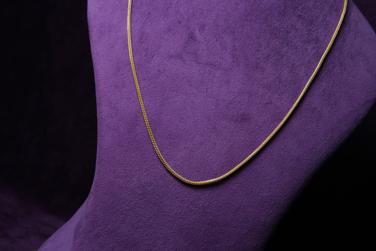 The Akshaya Glimmer Gold Thali Chain