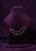 The Crimson Cascade ruby Layered Chain