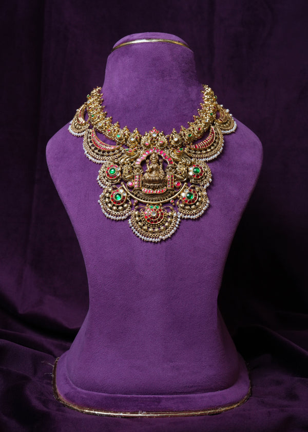 The Imperial Goddess Lakshmi Nakshi Haar