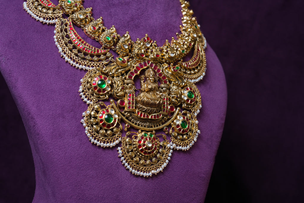 The Imperial Goddess Lakshmi Nakshi Haar