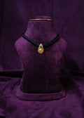 The Mahalakshmi Black Thread Casu Necklace