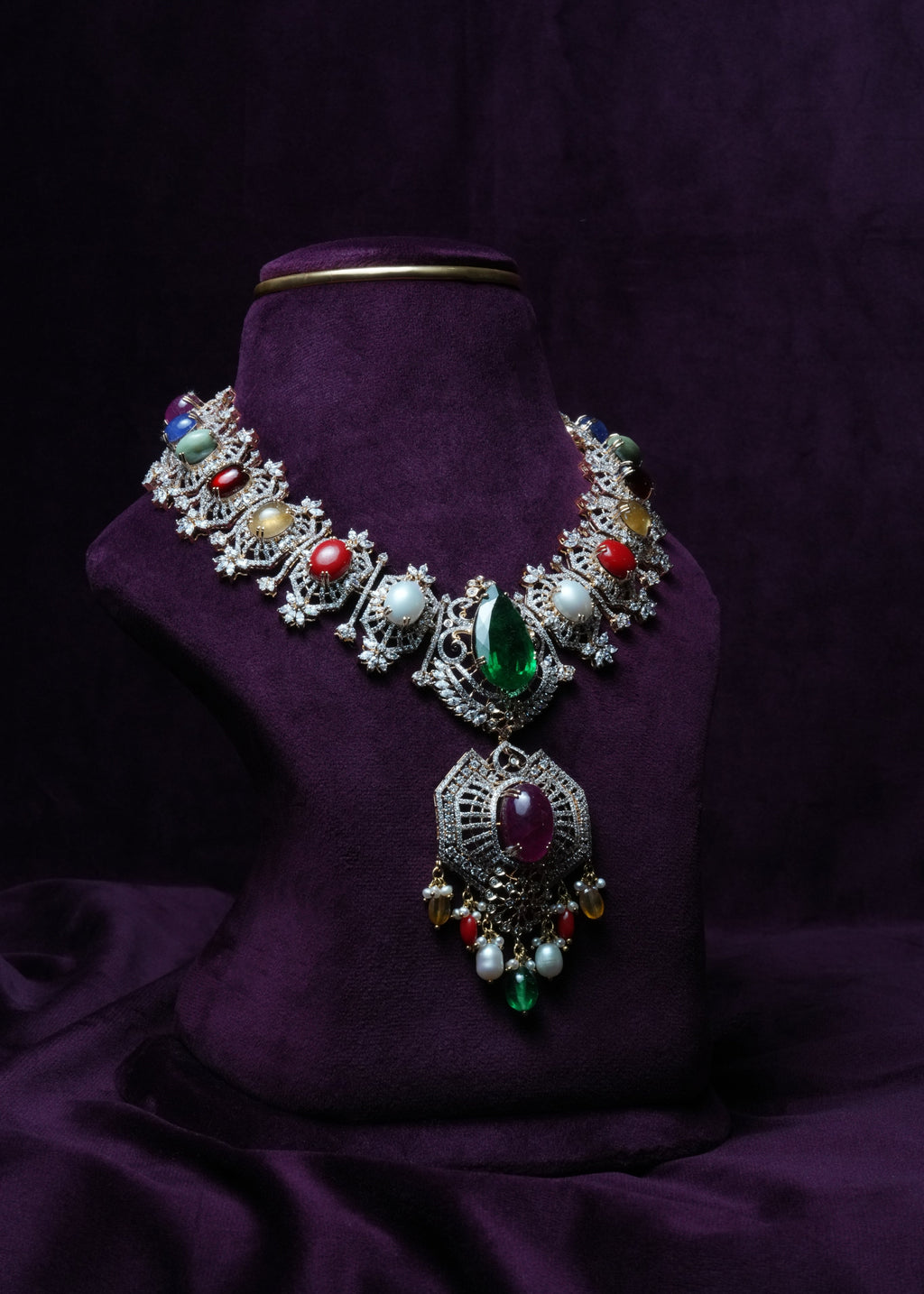 pleasant Navaratna Necklace