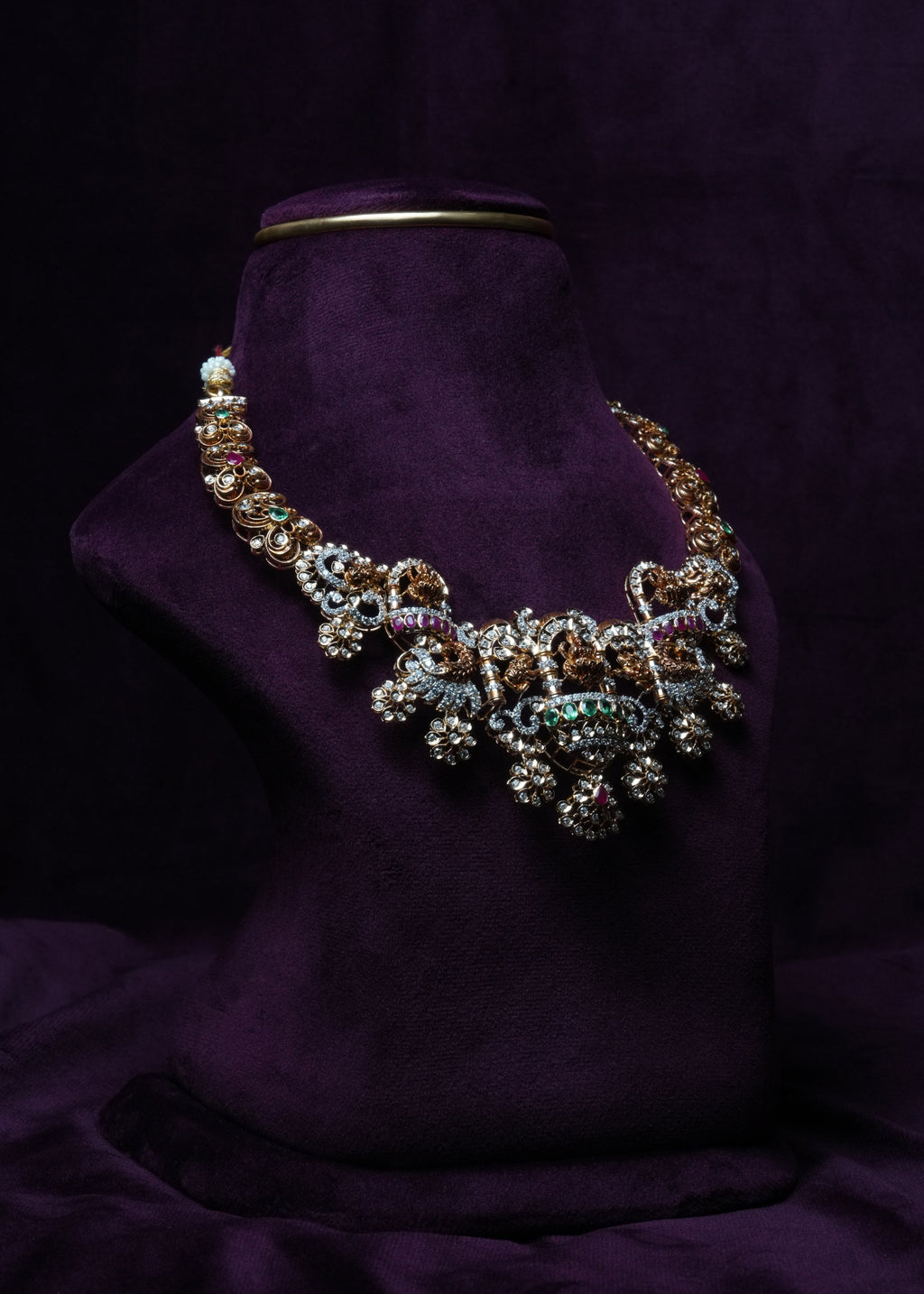 The Samriddhi Peacock Nakshi Necklace