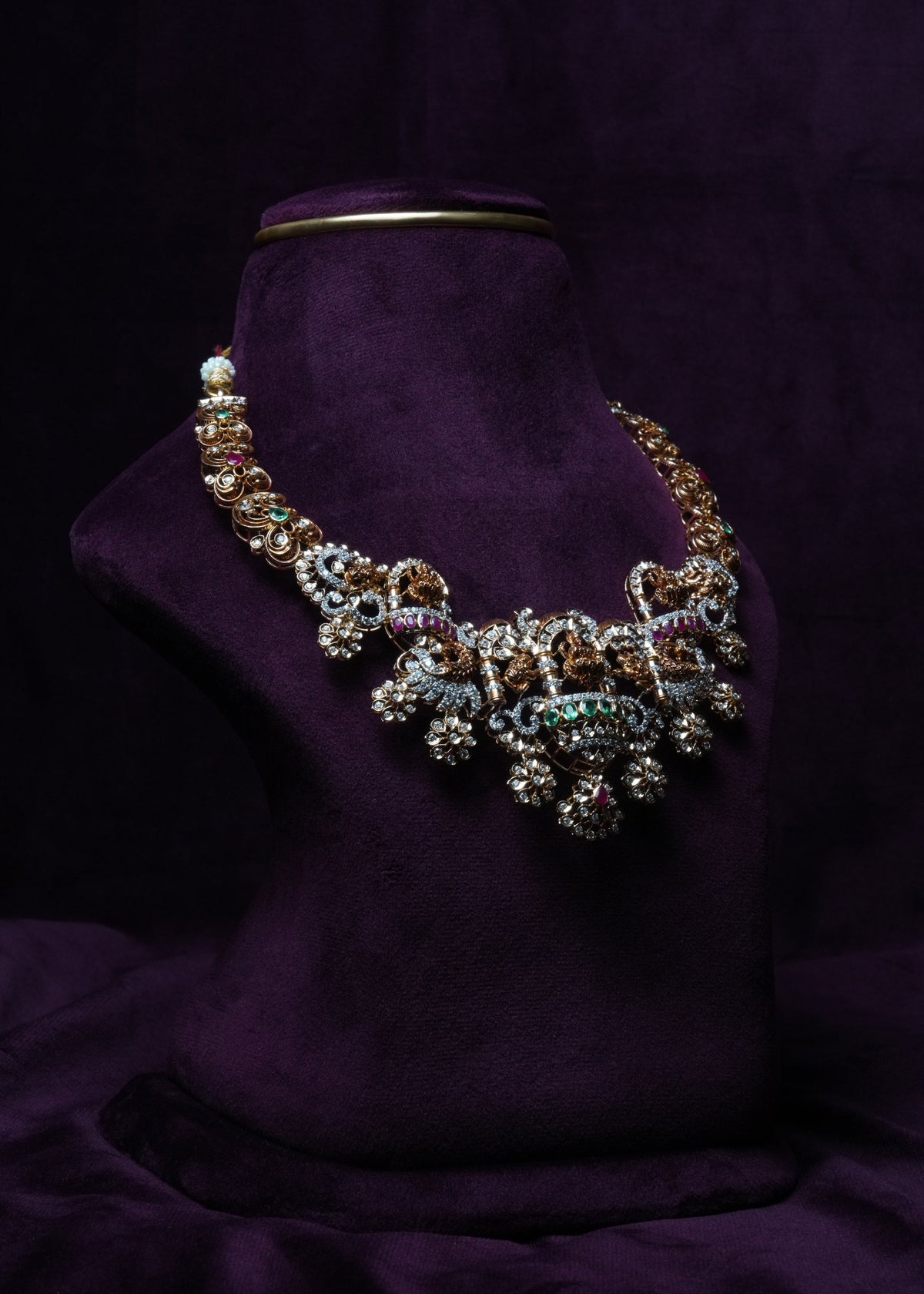 The Samriddhi Peacock Nakshi Necklace
