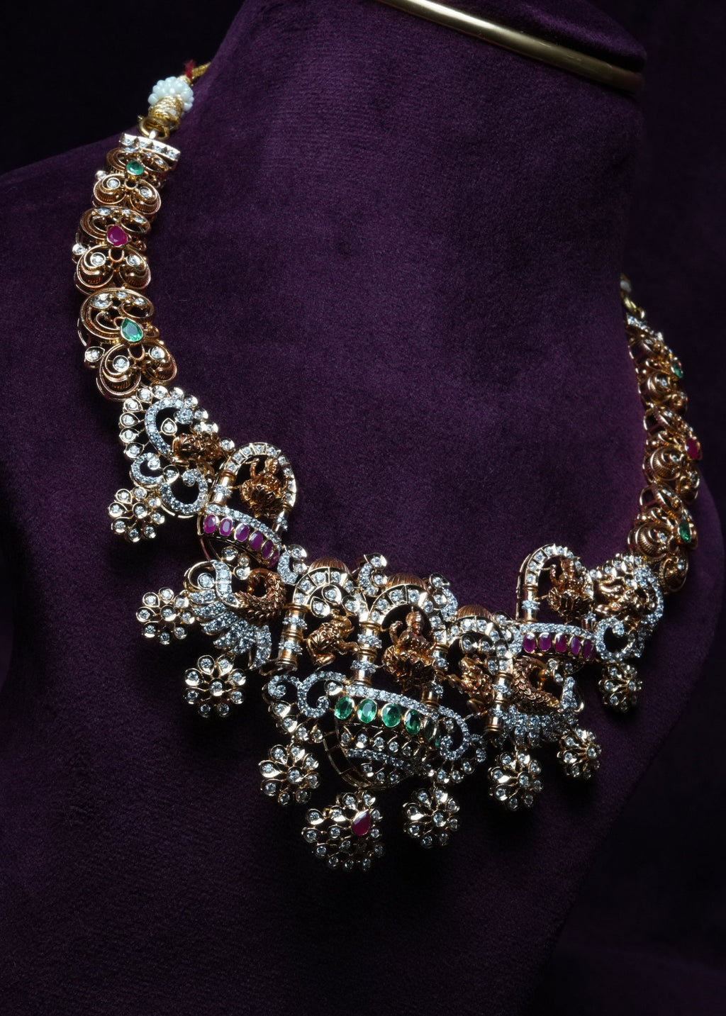 The Samriddhi Peacock Nakshi Necklace