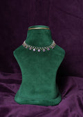 Tourmaline Dewdrop Ring-Link Choker